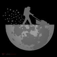 Astronaut Mowing The Lawn On The Moon Youth Performance Sprint T-Shirt
