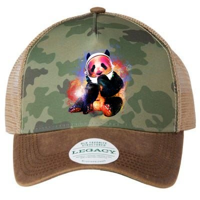 Astronaut Panda Galaxy Splatter Legacy Tie Dye Trucker Hat