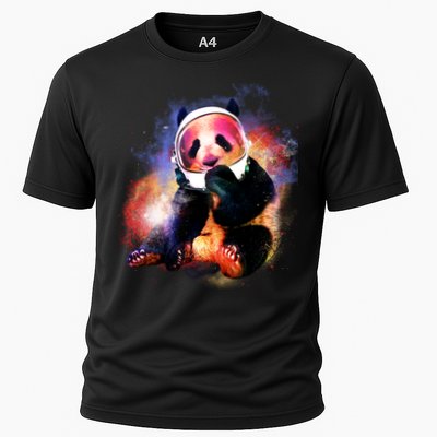 Astronaut Panda Galaxy Splatter Performance Shirt