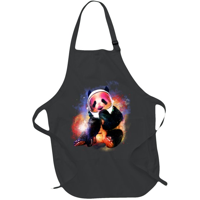 Astronaut Panda Galaxy Splatter Apron