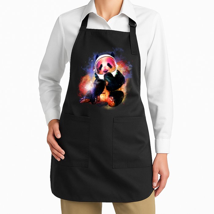 Astronaut Panda Galaxy Splatter Apron