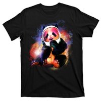 Astronaut Panda Galaxy Splatter T-Shirt