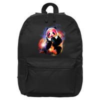 Astronaut Panda Galaxy Splatter 16 in Basic Backpack