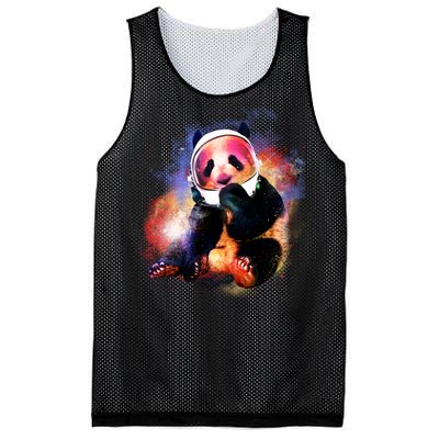 Astronaut Panda Galaxy Splatter Mesh Reversible Basketball Jersey Tank