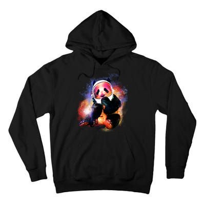 Astronaut Panda Galaxy Splatter Tall Hoodie