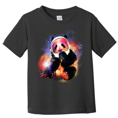 Astronaut Panda Galaxy Splatter Toddler T-Shirt