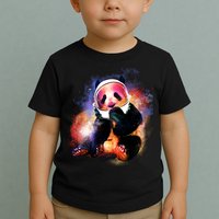 Astronaut Panda Galaxy Splatter Toddler T-Shirt