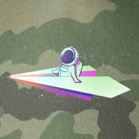 Astronaut Paper Plane Legacy Tie Dye Trucker Hat