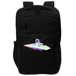 Astronaut Paper Plane Impact Tech Backpack