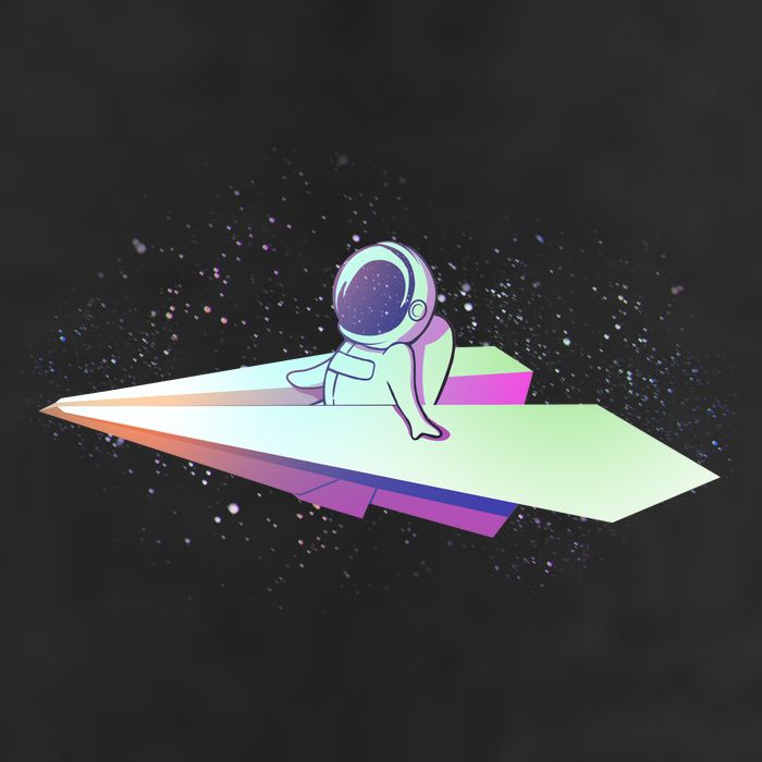 Astronaut Paper Plane Tumbler