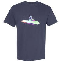 Astronaut Paper Plane Garment-Dyed Heavyweight T-Shirt