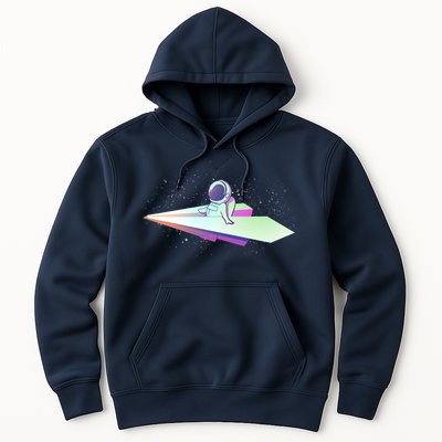 Astronaut Paper Plane Hoodie