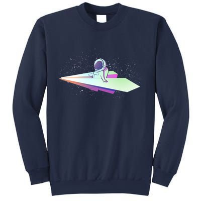 Astronaut Paper Plane Sweatshirt