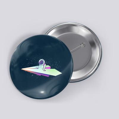 Astronaut Paper Plane Button