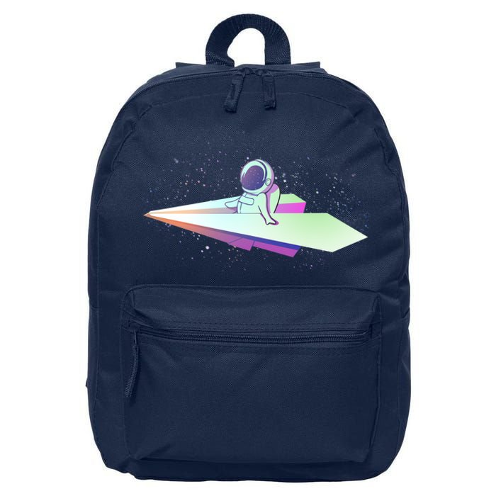 Astronaut Paper Plane 16 in Basic Backpack