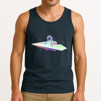 Astronaut Paper Plane Tank Top