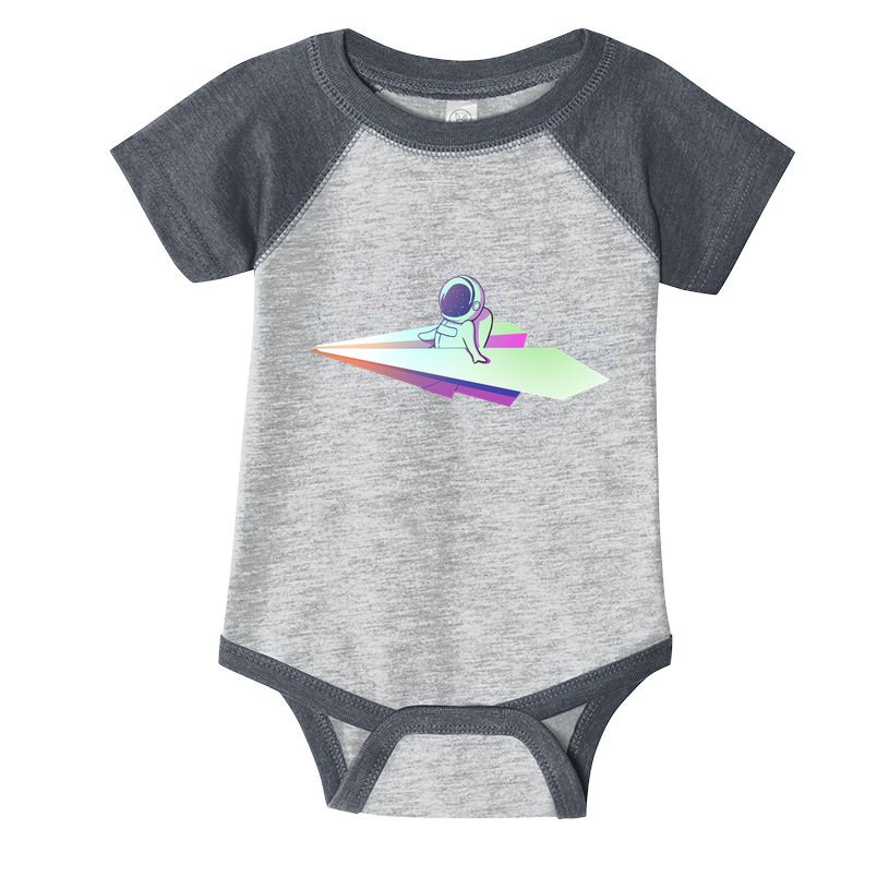 Astronaut Paper Plane Infant Baby Jersey Bodysuit