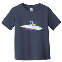 Astronaut Paper Plane Toddler T-Shirt