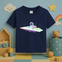 Astronaut Paper Plane Toddler T-Shirt