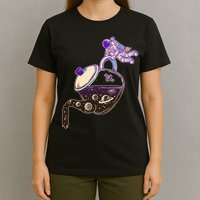Astronaut Pouring Galaxy Coffee Coffee T-Shirt