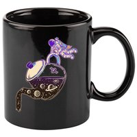 Astronaut Pouring Galaxy Coffee Coffee 11oz C Handle Ceramic Mug