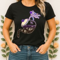 Astronaut Pouring Galaxy Coffee Coffee Womens T-Shirt