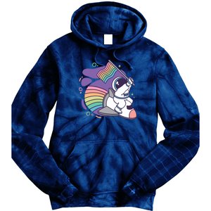 Astronaut Pride Cartoon Tie Dye Hoodie