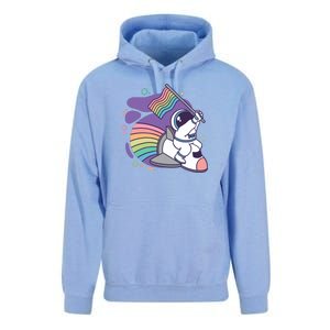 Astronaut Pride Cartoon Unisex Surf Hoodie