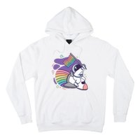 Astronaut Pride Cartoon Hoodie