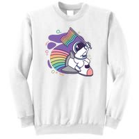 Astronaut Pride Cartoon Sweatshirt