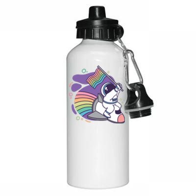 Astronaut Pride Cartoon Aluminum Water Bottle 