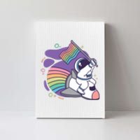 Astronaut Pride Cartoon Canvas