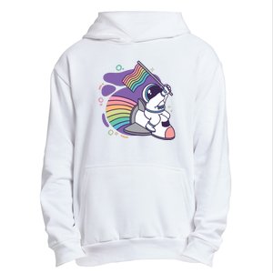 Astronaut Pride Cartoon Urban Pullover Hoodie