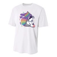 Astronaut Pride Cartoon Performance Sprint T-Shirt