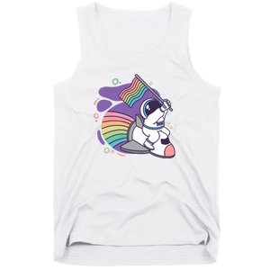 Astronaut Pride Cartoon Tank Top