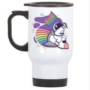 Astronaut Pride Cartoon Stainless Steel Travel Mug