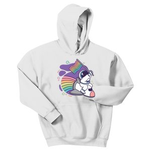 Astronaut Pride Cartoon Kids Hoodie