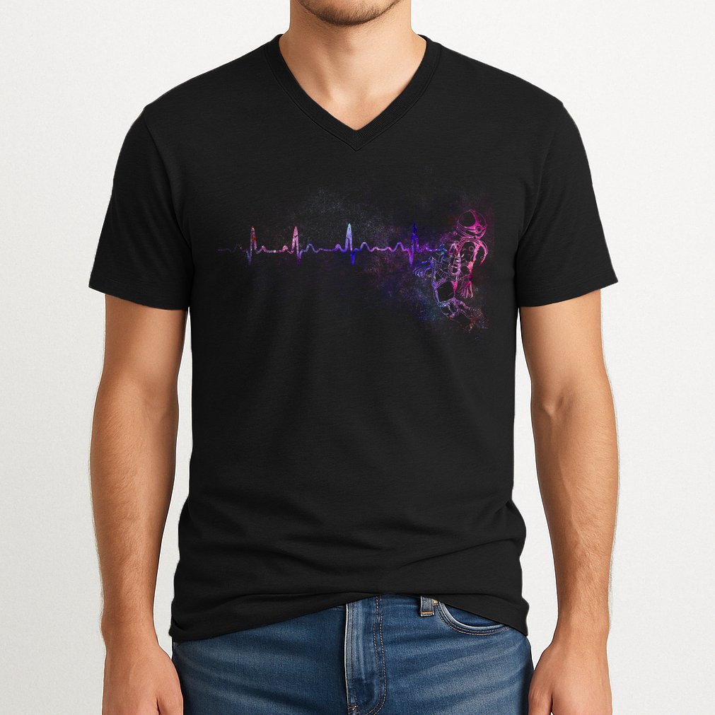 Astronaut Pulse V-Neck T-Shirt