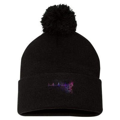 Astronaut Pulse Pom Pom 12in Knit Beanie