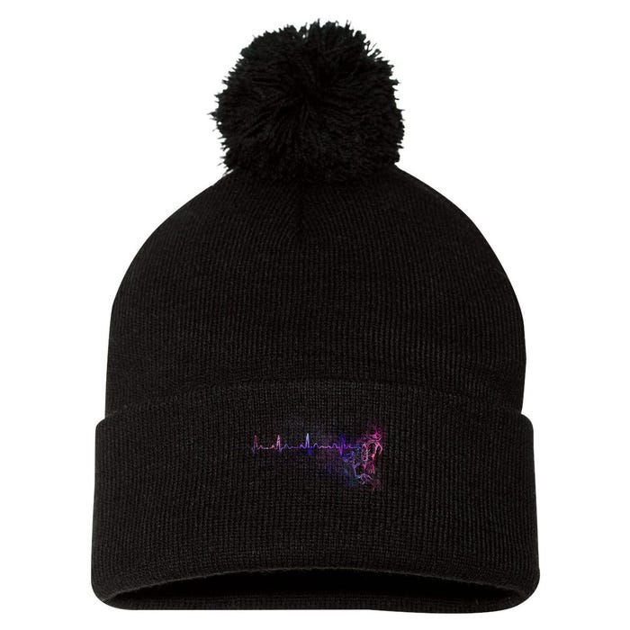 Astronaut Pulse Pom Pom 12in Knit Beanie