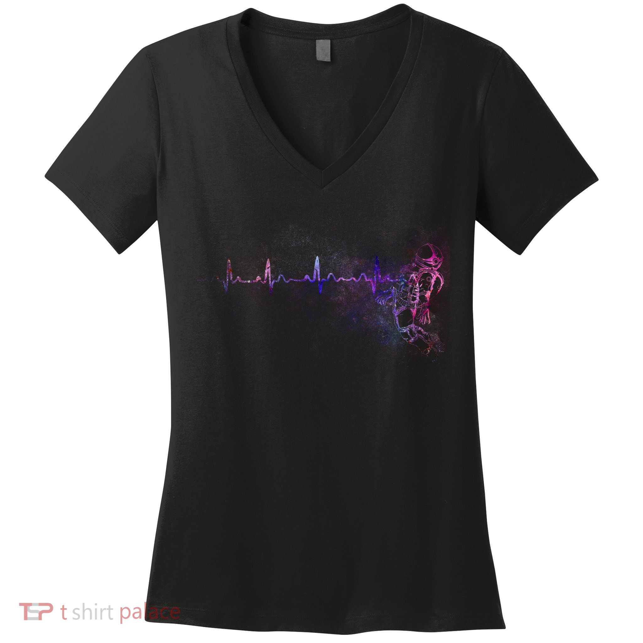 Astronaut Pulse Women's V-Neck T-Shirt