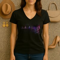 Astronaut Pulse Women's V-Neck T-Shirt