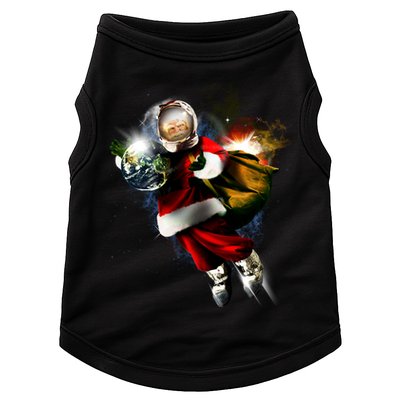 Astronaut Santa Claus In Space Doggie Tank