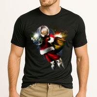 Astronaut Santa Claus In Space Performance Shirt
