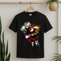 Astronaut Santa Claus In Space T-Shirt