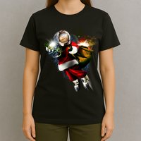 Astronaut Santa Claus In Space T-Shirt