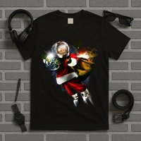 Astronaut Santa Claus In Space T-Shirt
