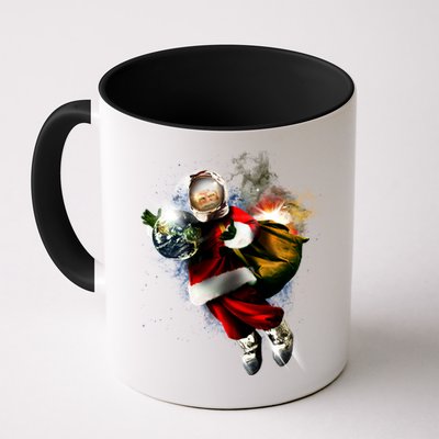 Astronaut Santa Claus In Space Mug