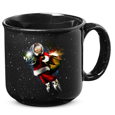 Astronaut Santa Claus In Space 15oz Campfire Ceramic Mug