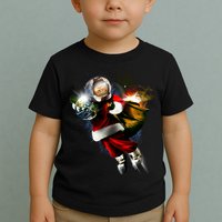 Astronaut Santa Claus In Space Toddler T-Shirt